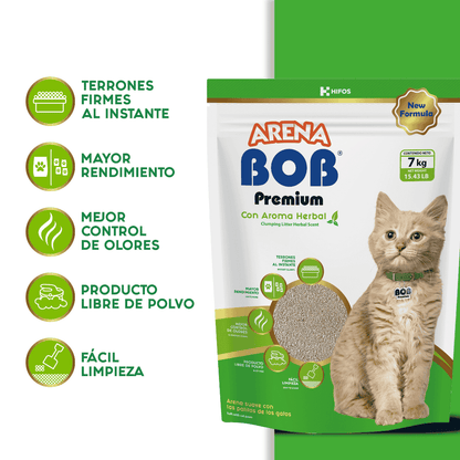 Bob Premium Aglutinante Aroma Herbal 7 kg